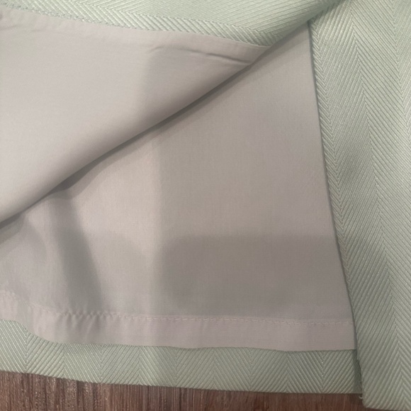 Neiman Marcus Silk Pencil Skirt Mint Green Sz 10 Career Office Professional - Picture 6 of 8